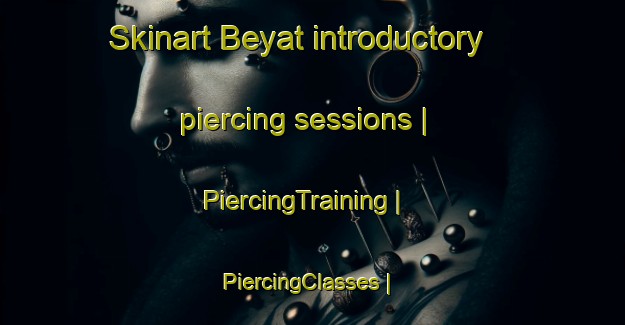 Skinart Beyat introductory piercing sessions | PiercingTraining | PiercingClasses | SkinartTraining-Turkey